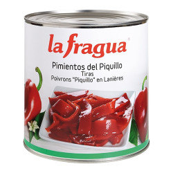 PIMIENTOS PIQUILLO PERÚ TIRAS LATA 6/3Kg